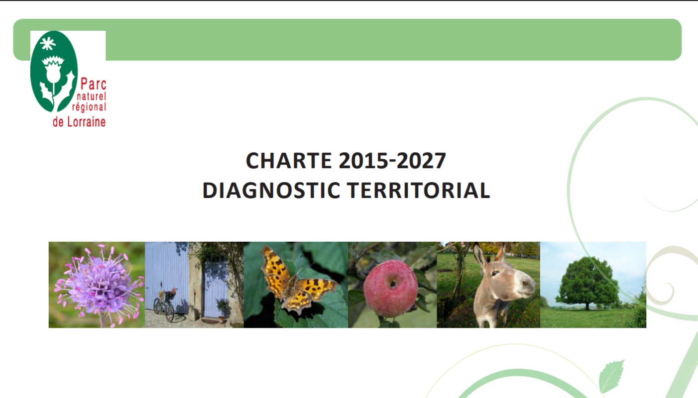 Première de couverture du diagnostic de la Charte 2015-2030